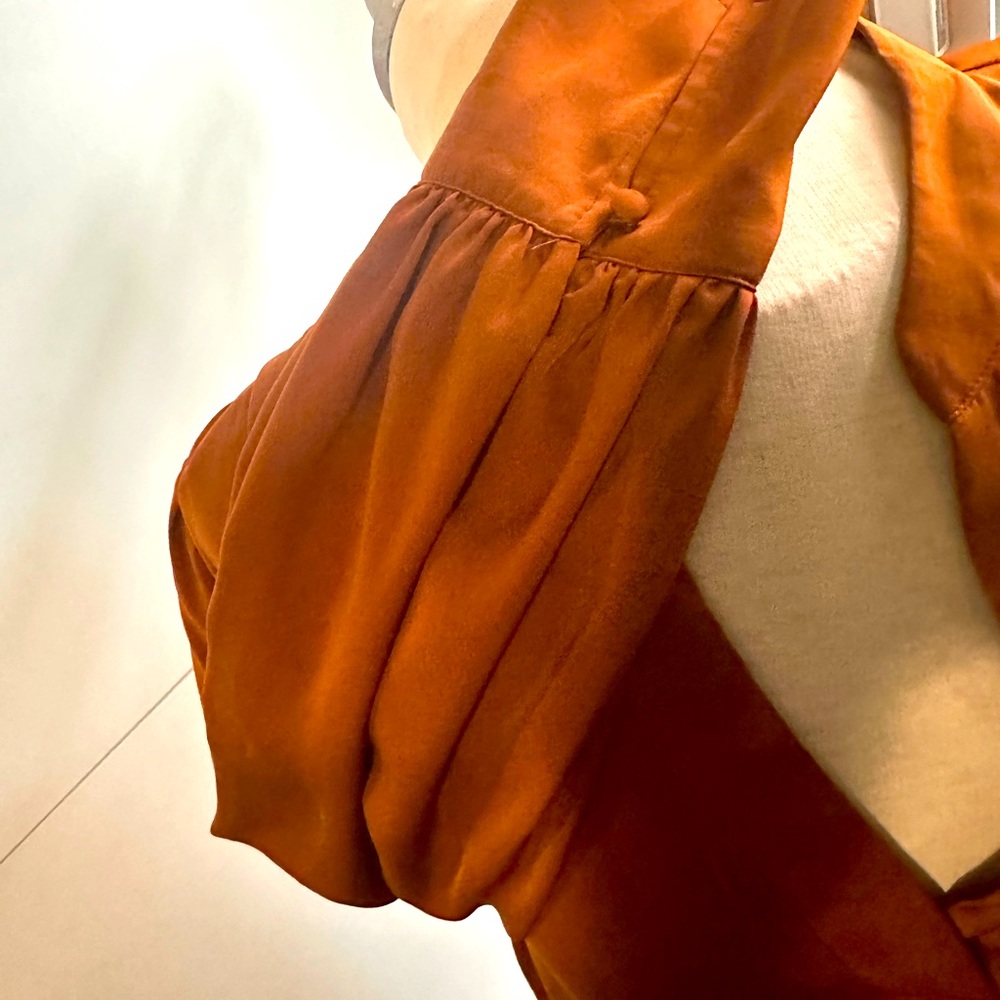 Used maybe 3 times satin shirt